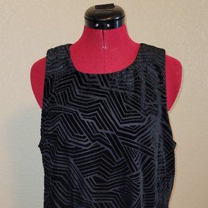 Alfani black velvet top